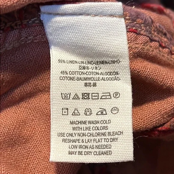 Free People Moto Linen Blend Jacket in Rosewood - Picture 8 of 9